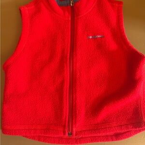 Patagonia Red Fleece Vest boys size 24 months